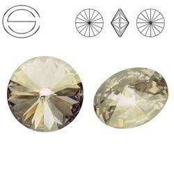 1122 MM 14 Swarovski Rivoli SILVER SHADE SSHA F