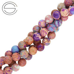 KN-RS-8,0 mm JASPIS okrągły gładki - sznur