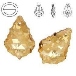 6090 MM 16 Swarovski Baroque GOLDEN SHADOW GSHA