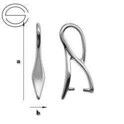 KW-06 Krawatka do Swarovskiego Srebro 925 /gram