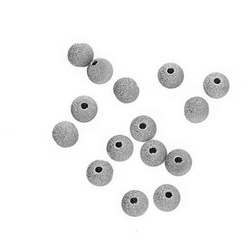 P2LDP-6,0/1,2 Kulka młotkowana 6 mm 925 RODOWANE