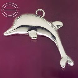 CHA-128 DELFIN Element do podwieszania Srebro 925