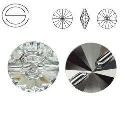 3015 MM 27 Swarovski Button CRYSTAL M