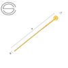 SKKZ-40 Pin with ball - Sterling Silver 925 Gold Plated