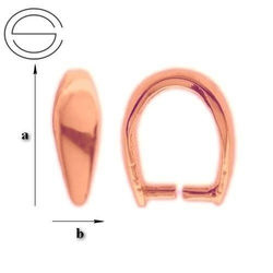 KWRG-01 Krawatka do Swarovski Srebro 925 ROSE GOLD