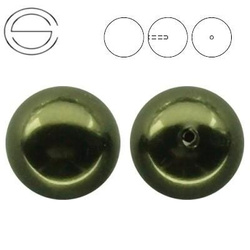 5818 MM 8 Swarovski DARK GREEN PEARL (DGRPRL)