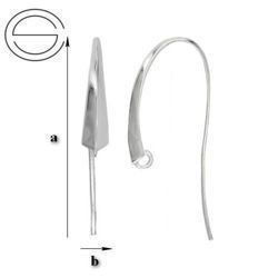 BO-22D Bigle otwarte do podwieszania Srebro 925 /gram