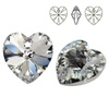 6228 MM 10 Swarovski Heart Crystal CAL V SI