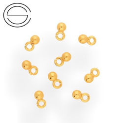 KDPZ-3 Kulka do podwieszania Srebro 925 POZŁACANE