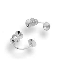 GRP-1/6 STUD EARRING FOR 1122 SILVER 925 RHODIUM