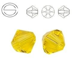 5328 MM 6 Swarovski XILION Bicone CITRINE