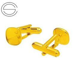MTSZ-85/10 Cufflinks base Silver 925 GOLD PLATED