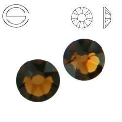 2058 SS 6 Swarovski XILION Rose SMOKED TOPAZ F