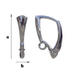 BBA-11 Leverbacks - Earring Hooks - Sterling Silver 925 / gram
