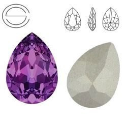 4320 MM 10 Swarovski Pear-shaped AMETHYST F