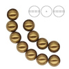 5810 MM 3 Swarovski ANTIQUE BRASS PEARL (ABPRL)