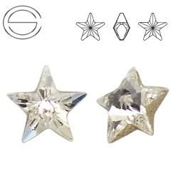 4745 MM 5 Swarovski Star CRYSTAL F
