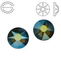 2088 SS 12 Swarovski XIRIUS Rose IRIDESCENT GREEN F