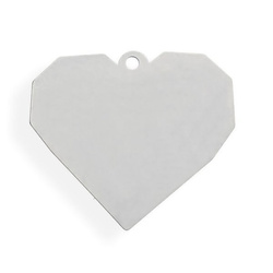 CL-308 HEART Pendant 22,1 x 25 mm Sterling Silver 925