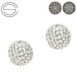 86001 MM 8 Swarovski Pavé Ball CRYSTAL
