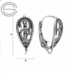 BA-204 Leverbacks - Earring - Sterling Silver 925
