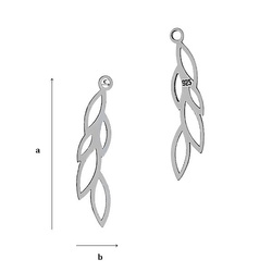 CL-426 Openwork Pendant 21,0 mm Sterling Silver 925