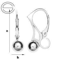 BA-64 Leverbacks - Earring Hooks - Sterling Silver 925