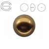 5817 MM 6 Swarovski Cabochon ANTIQUE BRASS PEARL