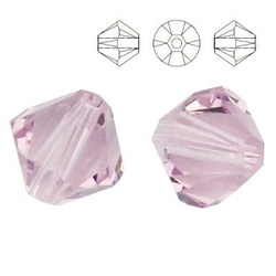 PRECIOSA 451-69-302 Rondelle Maxima MM 4 LIGHT AMETHYST 1 opak. = 720 szt.