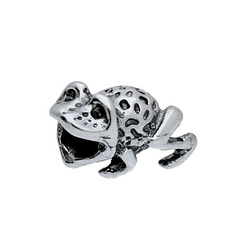 Srebrny koralik modułowy - beads - ŻABA - pr. 925