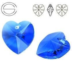 6228 MM 14 Swarovski XILION Heart SAPPHIRE