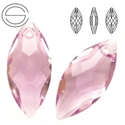 6110 MM 30 Swarovski Navette LIGHT AMETHYST