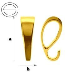 KWZ-50 Krawatka do podwiesz. Srebro 925 POZŁACANE