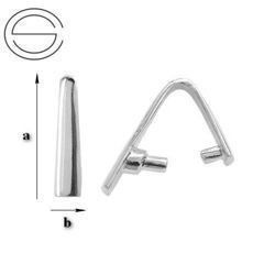 KW-4 Krawatka do Swarovskiego Srebro 925 /gram