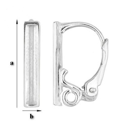 BA-66 Leverbacks - Earring Hooks - Sterling Silver 925