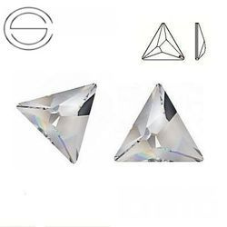 2721 MM 10 Swarovski Triangle Crystal CAL V SI