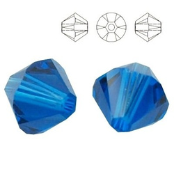 5328 MM 8 Swarovski XILION Bicone CAPRI BLUE
