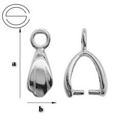 KK-04 Krawatka do Swarovskiego Srebro 925