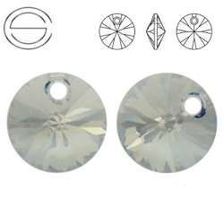 6428 MM 8 Swarovski XILION Disc SILVER SHADE SSHA