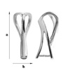 KWP-17 Silver 925 Bail for Crystals from SWAROVSKI RHODIUM