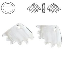 6902 MM 16,5 Swarovski Zinnia CRYSTAL