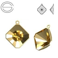4499/J MM 14 Swarovski Square - oprawa - Gold