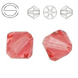 5328 MM 4 Swarovski XILION Bicone ROSE PEACH