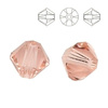 5328 MM 4 Swarovski XILION Bicone VINTAGE ROSE