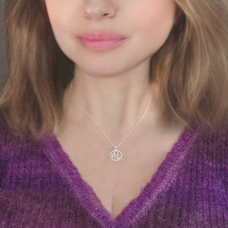 Srebrny naszyjnik ZNAK ZODIAKU KOZIOROŻEC - p. 925