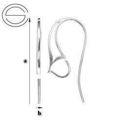 BO-17 Bigle otwarte do podwieszania Srebro 925 /gram