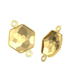 4683/J MM 10 Swarovski Fantasy Hexagon - setting - Gold