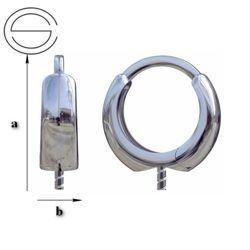 BK-77 Bigle zatrzaskowe do wklejania Srebro 925 /gram