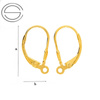 BAZ-200 Leverbacks - Earring Hooks - Sterling Silver 925 Gold Plated