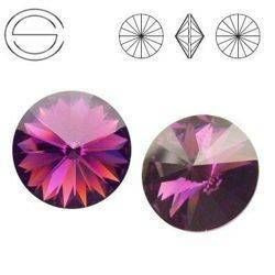 1122 MM 12 Swarovski Rivoli AMETHYST F